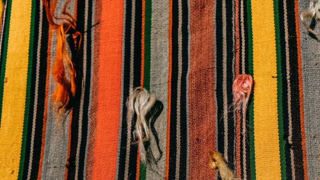 How do you remove blood stains from a carpet?