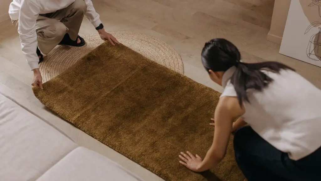 How do you remove blood from carpet?